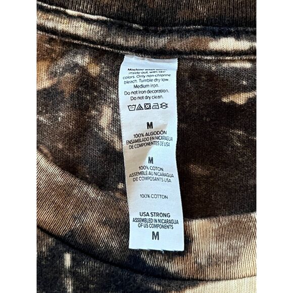 Greta Van Fleet Brown Tie Dye T Shirt Tee Top  Women's Size Medium - Picture 5 of 8